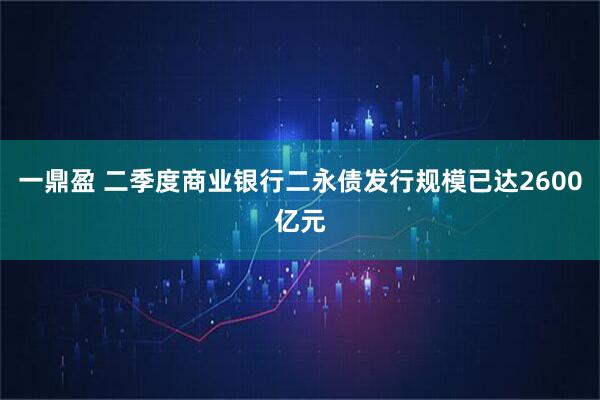 一鼎盈 二季度商业银行二永债发行规模已达2600亿元